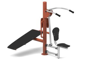 Inclined Sit Up + Pull Down Challenger