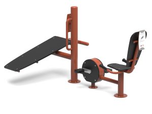 Recumbent Cycler + Inclined Sit Up